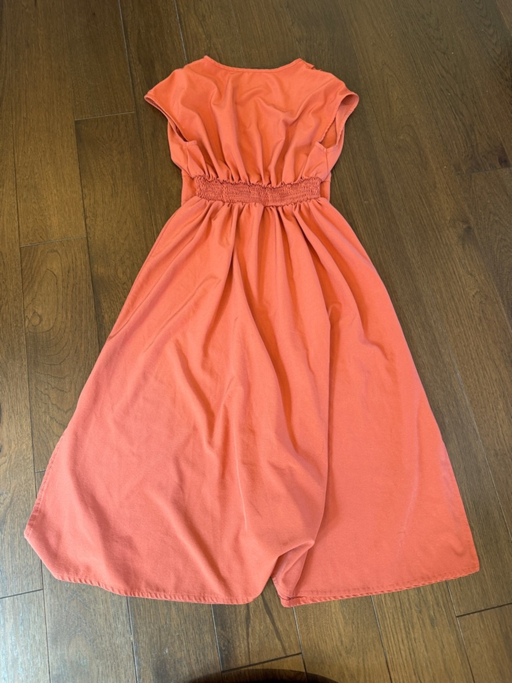 Temu V-Neck Button Waist Dress Medium - C19-033 - Picture 7 of 8